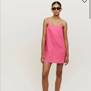 BNWT REFORMATION AUBREE LINEN DRESS